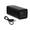 Nešiojama išorinė baterija BLOW PB20G 20000 mAh PD 65 W, USB-C įvestis / išvestis, 2 × USB-A išvestys, juoda