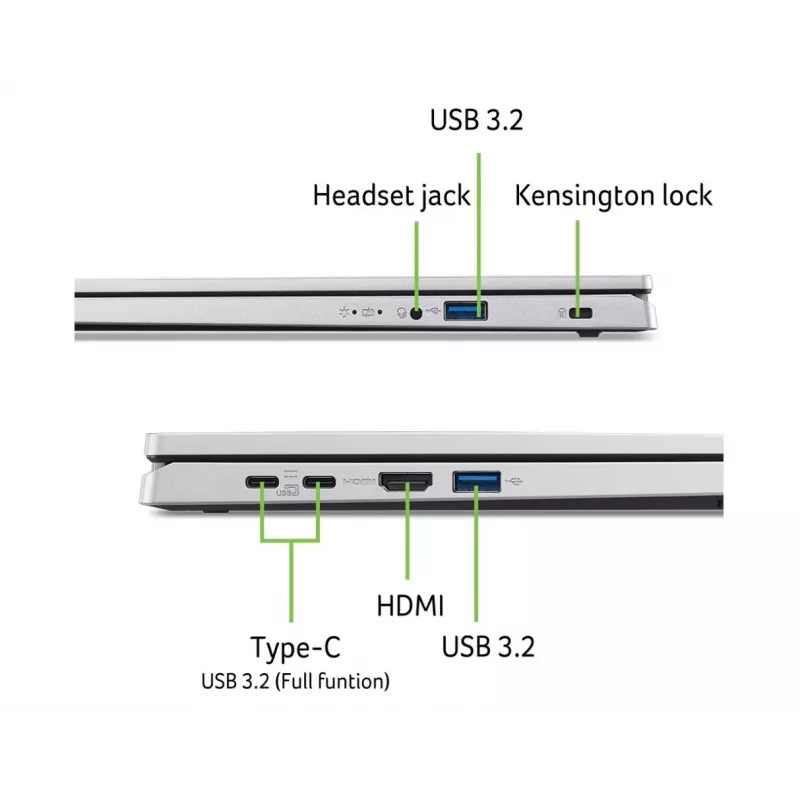 Nešiojamas kompiuteris Acer Aspire 15,6 col. i7-13620H 16 GB 512 GB FHD W11P