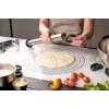 Silicone ir nerūdijančio plieno GEFU Rego virtuvės kilimėlis 397×55×55 mm lygiu paviršiumi