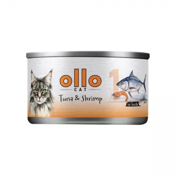 Ollo Tunas su krevetėmis sultinyje Nr. 1 70g