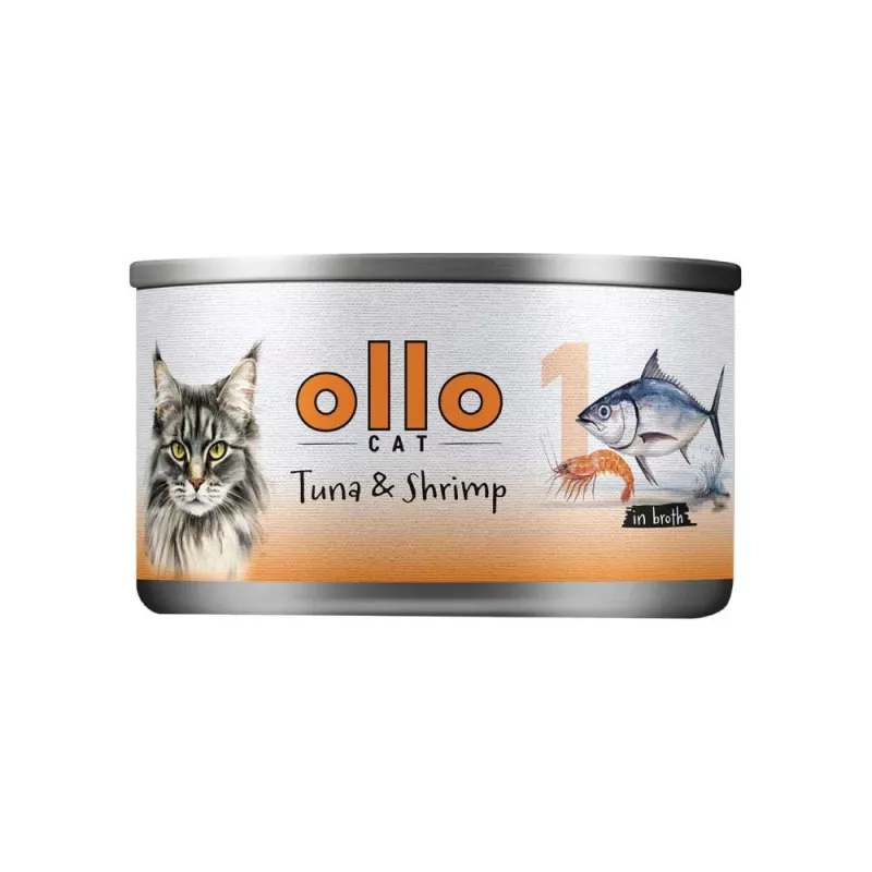 Ollo Tunas su krevetėmis sultinyje Nr. 1 70g