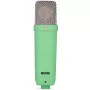 Studijinis kondensatorinis mikrofonas RØDE NT1 Signature Green — kardioidinis, 20–20000 Hz, XLR, maks. SPL 142 dB