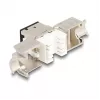 DeLOCK 88118 Keystone modulis Plokščias Juodas RJ-45 10 vnt.