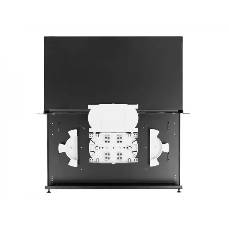 Šviesolaidinė skirstomoji dėžė Rack 1U 24x SC LC 19