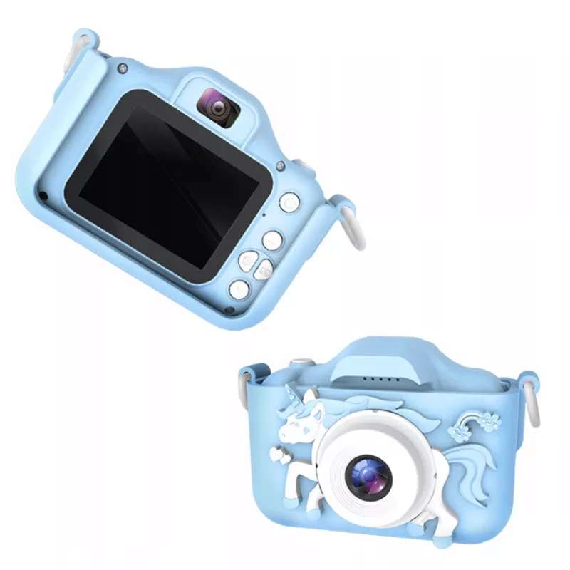 Extralink vaikų fotoaparatas H29 Single Blue, 1080P 30fps, 2.0 colių ekrano skaitmeninis fotoaparatas
