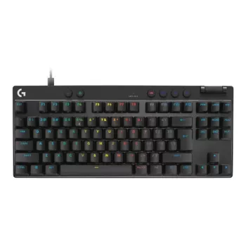 Logitech G PRO X TKL RAPID klaviatūra, skirta žaidimams, USB, QWERTY, juoda
