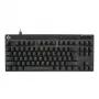 Logitech G PRO X TKL RAPID klaviatūra, skirta žaidimams, USB, QWERTY, juoda
