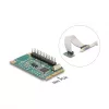 Vidinė lygiagrečiojo prievado plokštė DeLOCK 95275 Mini PCI Express žalia
