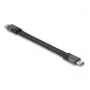 DeLOCK USB laidas 40 Gbps Type-C į Type-C 15 cm PD 3.0 100 W