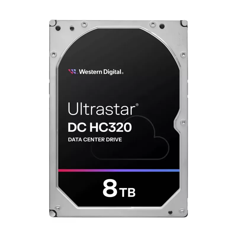 Vidinis 3,5 colio SAS kietasis diskas Western Digital Ultrastar DC HC320 8 TB, 7200 RPM, 12 Gbit/s, 256 MB talpykla