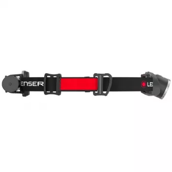 Ledlenser H8R juodas, raudonas galvos žibintuvėlis LED
