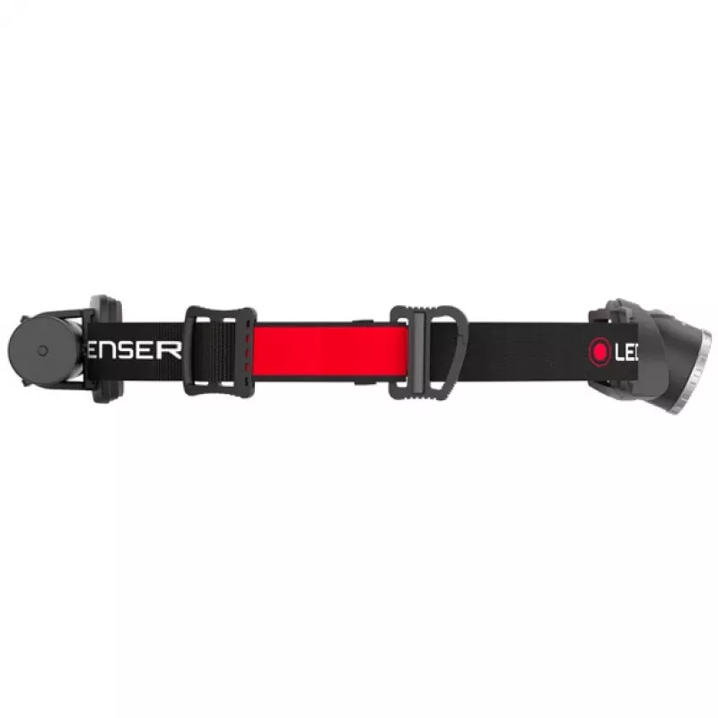 Ledlenser H8R juodas, raudonas galvos žibintuvėlis LED