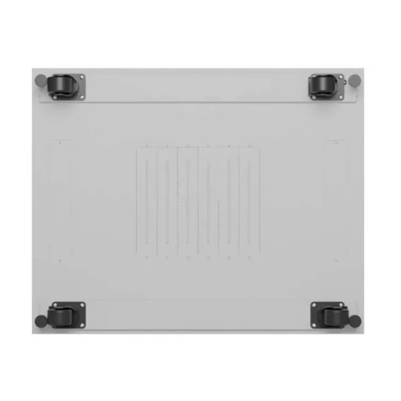 Serverių spinta LANBERG FF01-8047-12SL 47U 800x1000 mm pilka su priekinėmis ir galinėmis stiklinėmis durelėmis bei vieta LCD skydeliui