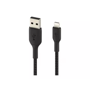 Pintas USB-Lightning laidas 1 m, juodas