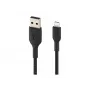 Pintas USB-Lightning laidas 1 m, juodas
