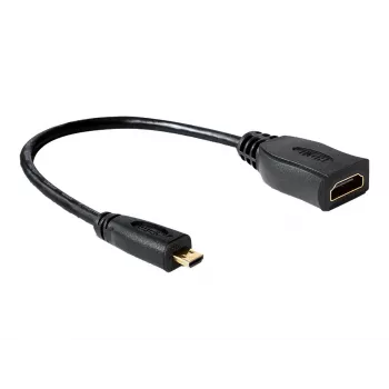 HDMI laidas DeLOCK 65391 0,23 m A tipo į D tipo juodas