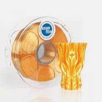 „Silk Flame Oranžinė“ 1,75 mm 1 kg „Azurefilm“ 3D gija „Azurefilm“ (FL171-2010)