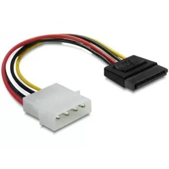 Maitinimo kabelis SATA HDD DeLOCK B40160100 4 kontaktų kištukas tiesus 0,12 m
