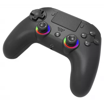 „Subsonic 147449“ belaidis žaidimų pultelis, juodas, RF, skirtas PC ir PlayStation 4