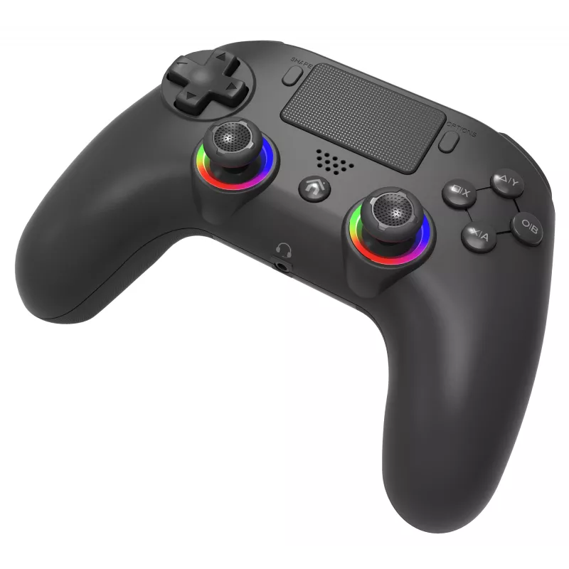 „Subsonic 147449“ belaidis žaidimų pultelis, juodas, RF, skirtas PC ir PlayStation 4