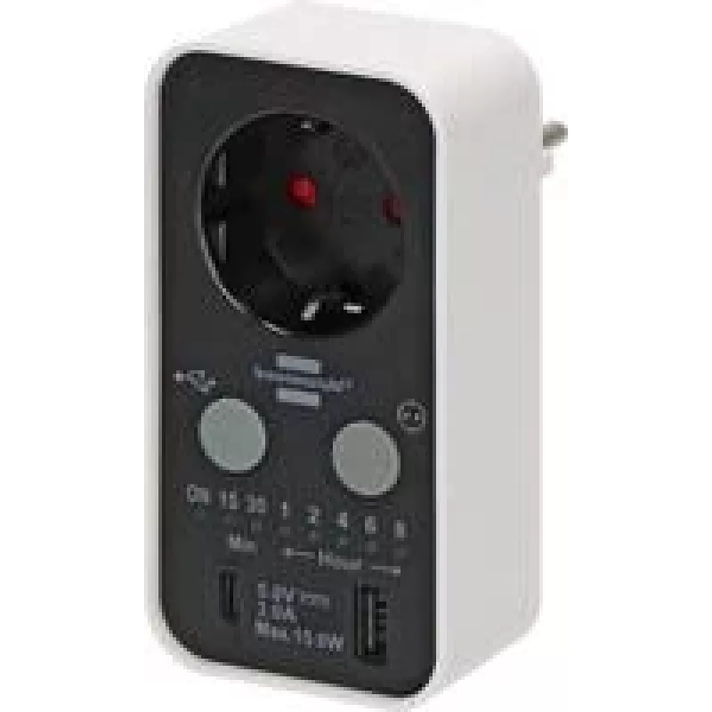 Skaitmeninis laikmatis Brennenstuhl 1506180 — programuojamas kištukinis laikmatis, maks. apkrova 3000 W, IP20