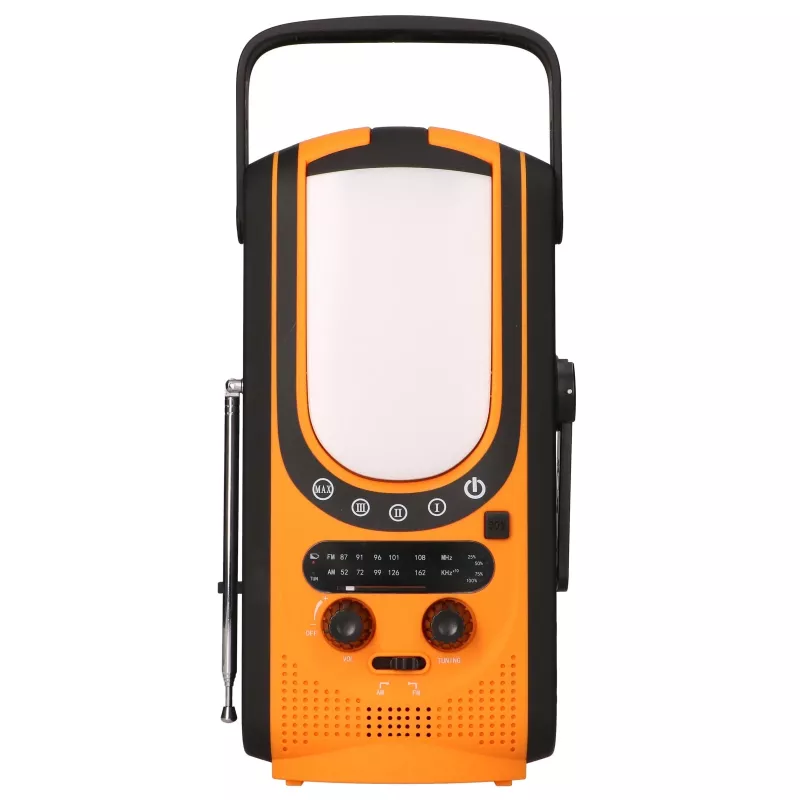 Extralink Power Ranger EPS-6000 | Išorinė baterija | 6000mAh, FM radijas, LED šviestuvas, dinama, saulės baterija