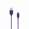 Sbox USB->Micro USB 1M USB-1031U violetinė