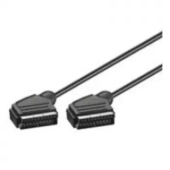 Wentronic Goobay Scart-Connection Cable, Juoda, 2 m - SCART-Plug (21-Pin) > SCART-Plug (21-Pin) (11703)