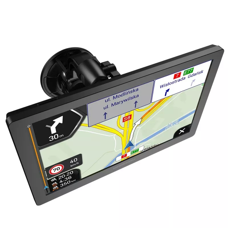 Automobilinė navigacija MODECOM FreeWAY CX 7.4 iGO Navigation Truck, 7 colių 800x480, 16 GB, 512 MB RAM, Bluetooth, microSD, USB-C, FM siųstuvas