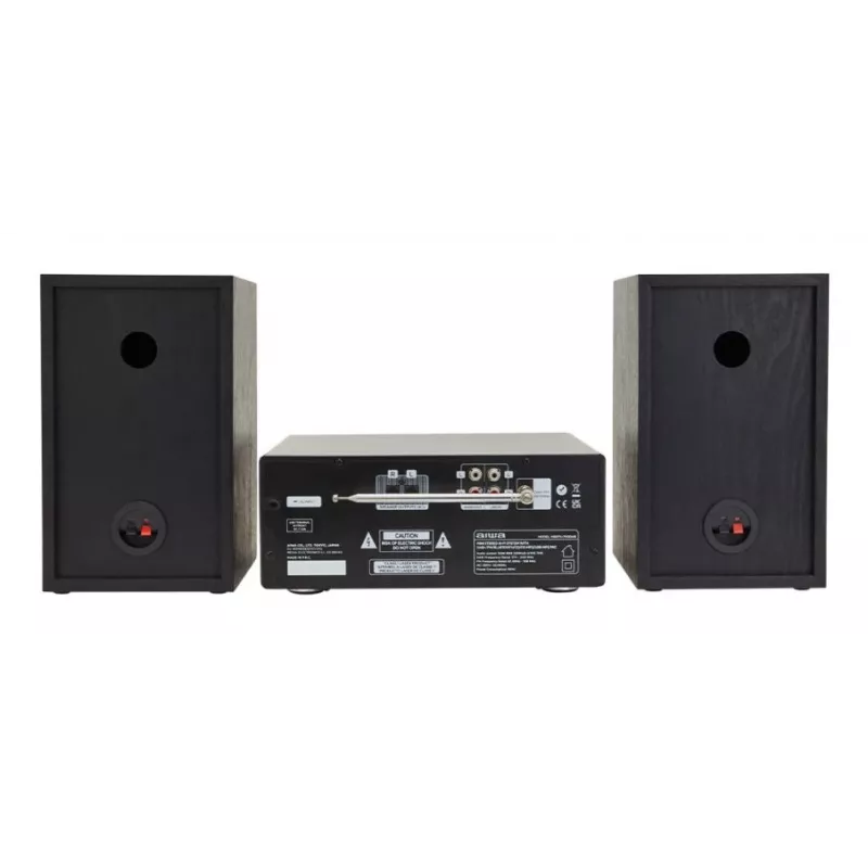 Namų garso mikrosistema Aiwa MSBTU-700DAB — 25 W RMS, DAB+/FM, Bluetooth 10 m, dėklo tipo CD, LED ekranas, juoda/arktinė mėlyna