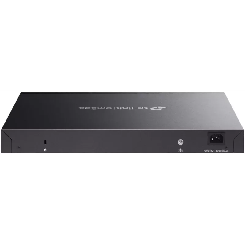 TP-Link SG5428XMPP tinklo komutatorius Valdomas L3 Gigabit Ethernet (10/100/1000) Maitinimas per Ethernet (PoE) Juoda