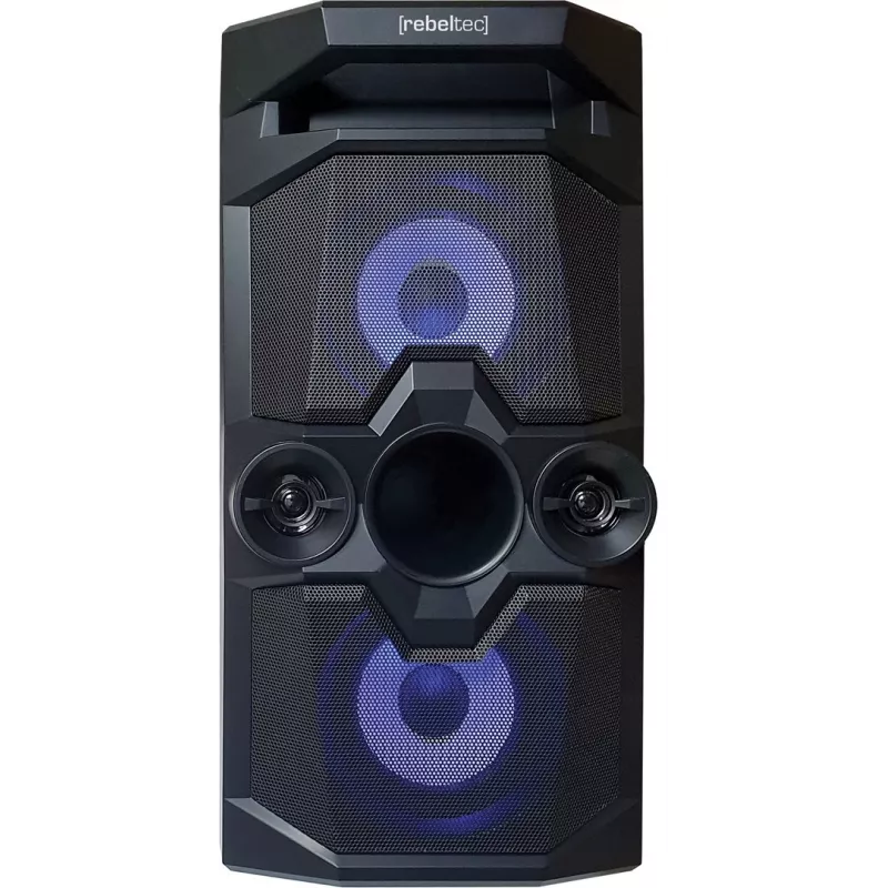 Rebeltec SoundBox 480 nešiojamas „Bluetooth“ stereo garsiakalbis juodas, 50W RMS