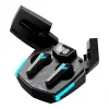 Canyon GTWS-2 belaidės ausinės su ausų kabliukais, žaidimams, USB Type-C, Bluetooth, įkrovimo doku, juodos (CND-GTWS2B)