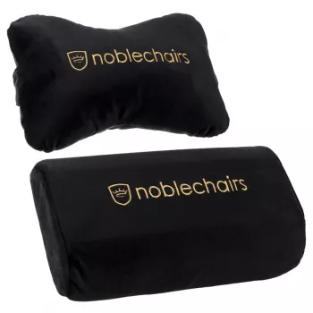 noblechairs pagalvėlių rinkinys EPIC/ICON/HERO/LEGEND - juoda/auksinė