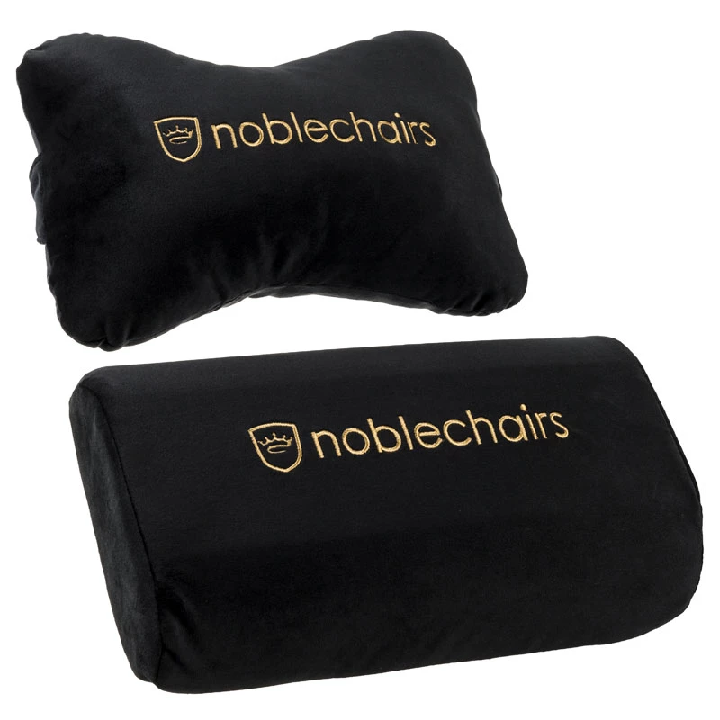 noblechairs pagalvėlių rinkinys EPIC/ICON/HERO/LEGEND - juoda/auksinė