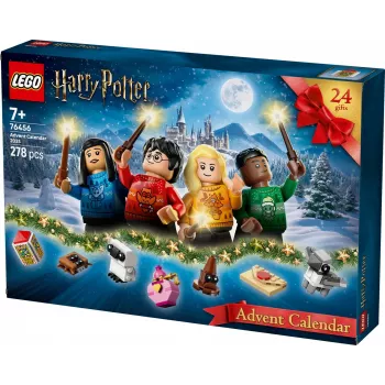 Statybinis žaislas LEGO Harry Potter Advento kalendorius 2025 rinkinys 76456 — 278 detalės, 8 minifigūrėlės, amžius 7+
