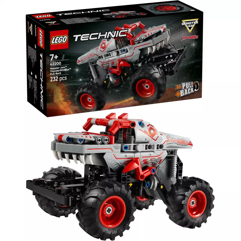 LEGO TECHNIC 42200 Monster Jam™ ThunderROARus™ su atbuline pavara