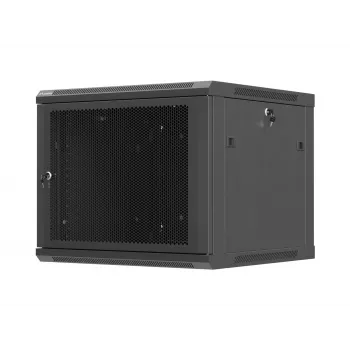 19 colių 9U 600x600 juodas montuojamas spintoje stovas