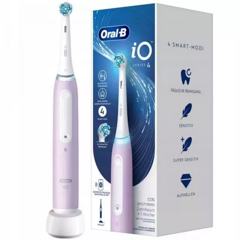 Elektrinis dantų šepetėlis Braun Oral-B iO Series 4 Purple Lavender