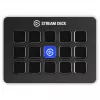 „Elgato Stream Deck MK.2“ pritaikomas 15 klavišų USB užduočių valdymo pultas su klasikiniais klavišais, juodas