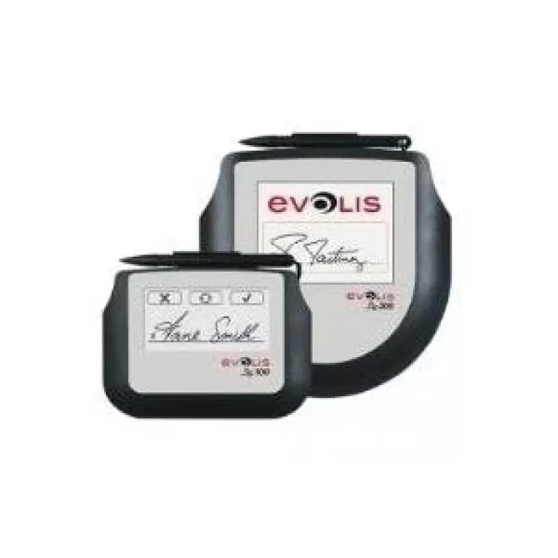 Evolis Sig200, 12,7 cm (5) parašų plančetė, 12,7 cm (5), Skiriamoji geba: 640x480 pikselių, jutiklinis ekranas, spalvotas, Jungtis: USB (2.0), Matmenys (PxAxG): 191x180x15 mm, 0,36 kg (ST-CE1075-2-UE)