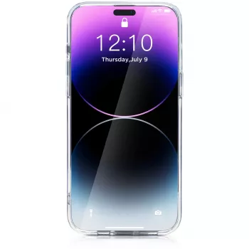 StyleShell SHOCKFlex su stovo funkcija, permatomas telefono dėklas, iPhone 16 Pro Max, suderinamas su MagSafe