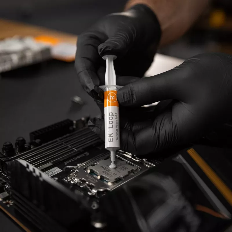 Terminė pasta ek water blocks EK-Loop NGP 5 g — terminis mišinys procesoriams ir vaizdo plokštėms