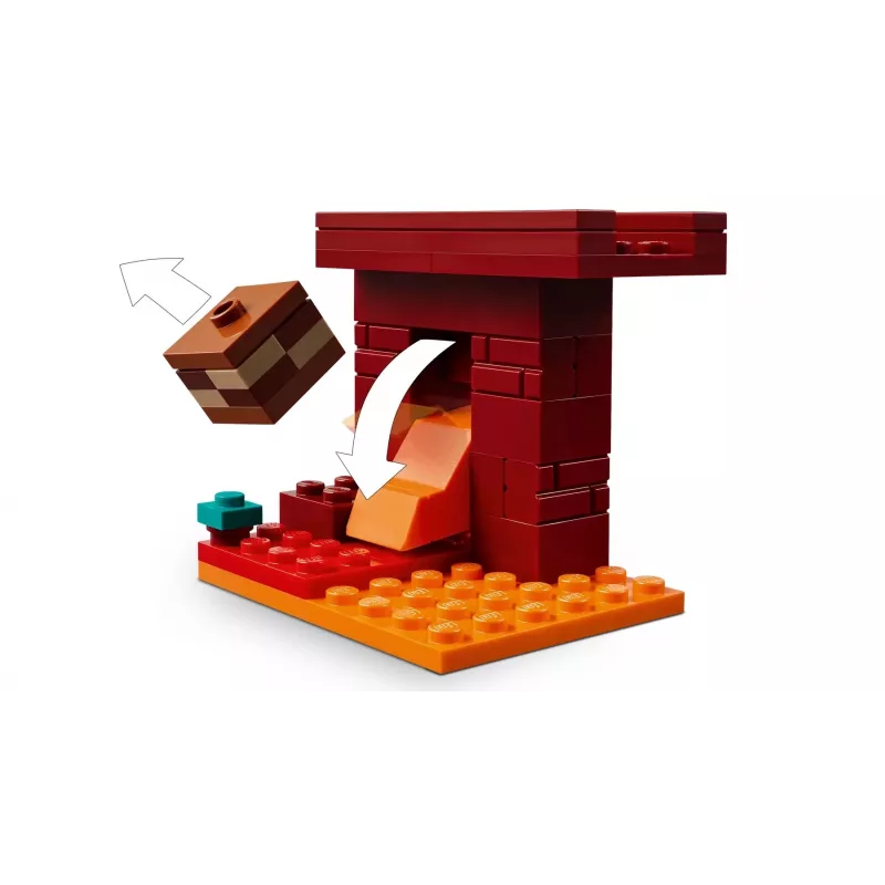LEGO MINECRAFT 21266 The Nether Lava Battle