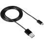 CANYON kabelis UM-1 MicroUSB 5W 1m Juodas
