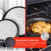 TEFAL Puodų rinkinys, 4 vnt. | L7649453 Ingenio Ultimate | 16/18/20 cm | Aliuminis | Juoda