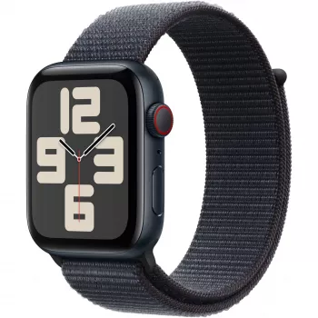 APPLE Watch SE GPS + Cellular 44mm Vidurnakčio aliuminio korpusas su Ink sportine kilpa