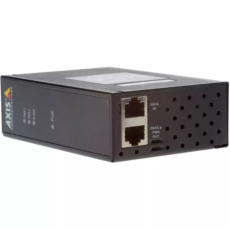 AXIS T8144 pramoninis „Midspan“ – maitinimo injektorius – DC 20–60 W – juodas (01154-001)