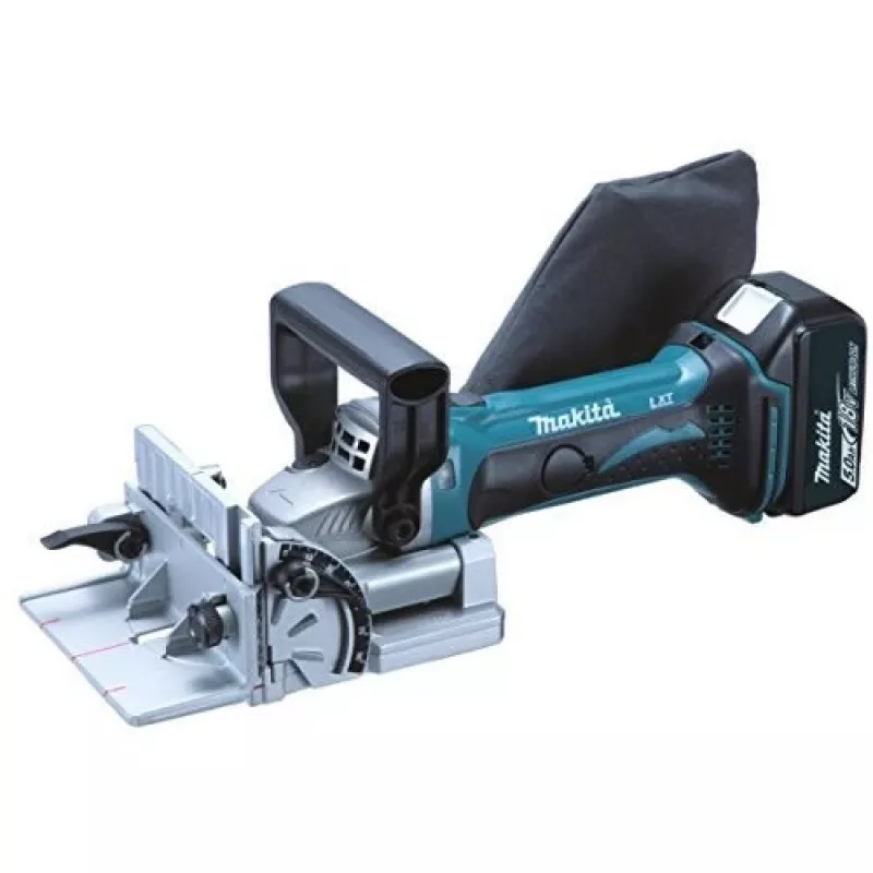 Makita DPJ180RTJ plokščių sujungimo įrankis, mėlynas