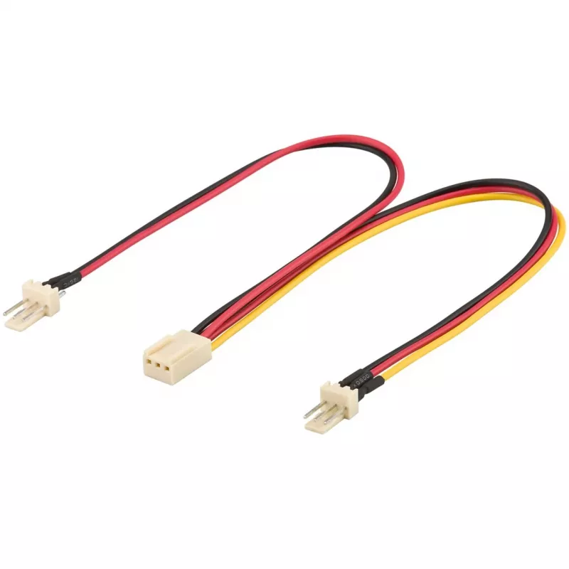 Wentronic Goobay vidinis PC maitinimo laidas - 2x 3 kontaktų kištukas > 3 kontaktų lizdas (93880)